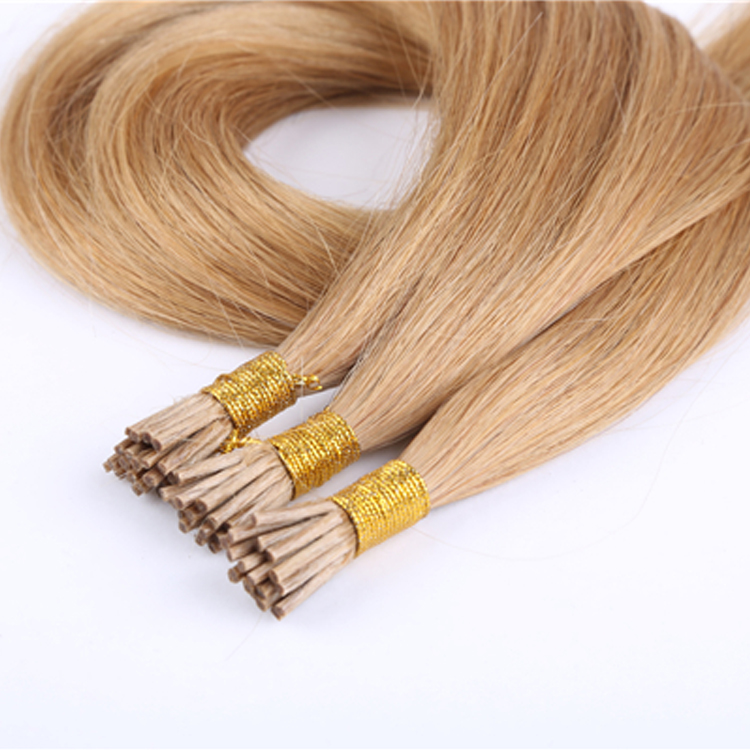 Wholesale Fusion Human Hair I Tip Hair Extensions Manufacturers Keration Hair Remy Extension  LM441